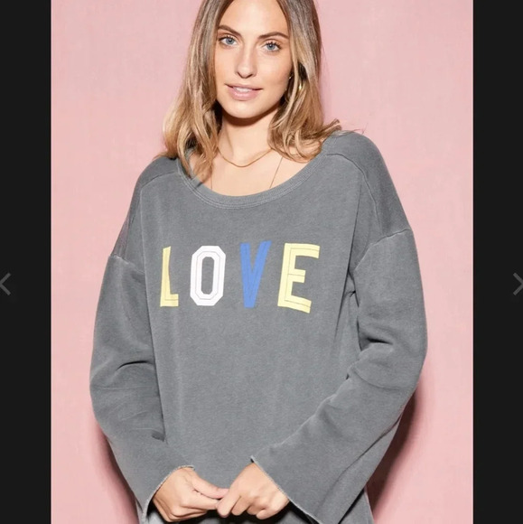 Nwot Wildfox the Flora sweatshirt. Size M - Picture 1 of 6